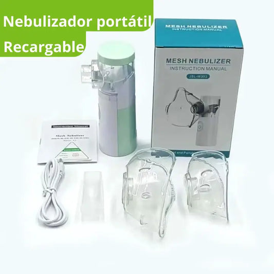 Nebulizador Portátil Recargable Para Niños y Adultos: Respira Fácil Donde Estés