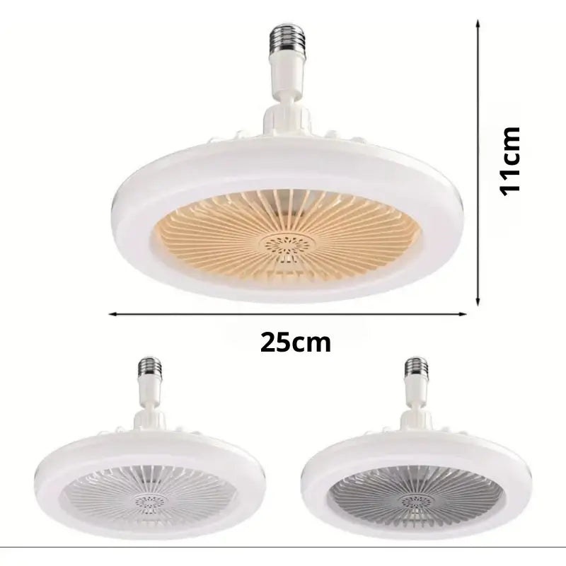 LumiFan™: Ventilador Con Luz Led y Control Remoto