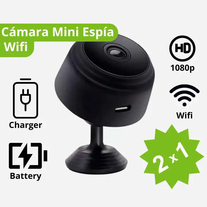 Mini Cámara Espía de Seguridad Wifi A9. ¡PAGA 1 Y LLEVA 2!!!