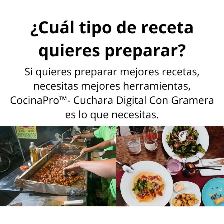 CocinaPro™- Cuchara Digital Con Gramera: ¿Quieres Mejorar Tus Recetas? ¡Necesitas Esta Cuchara!